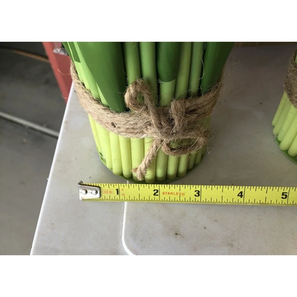 Set of 2 Artificial Yellow Tulip Standing Bunch 14